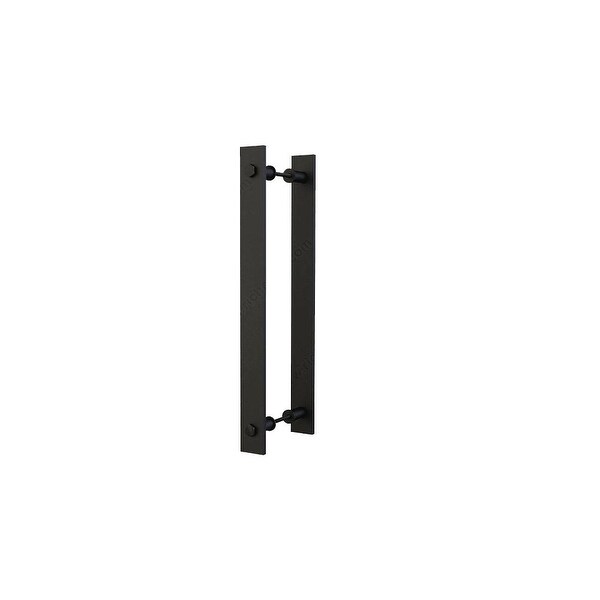 Richelieu 2462070202 Industrial 11 13 16 Center To Center Barn Door Pull Black
