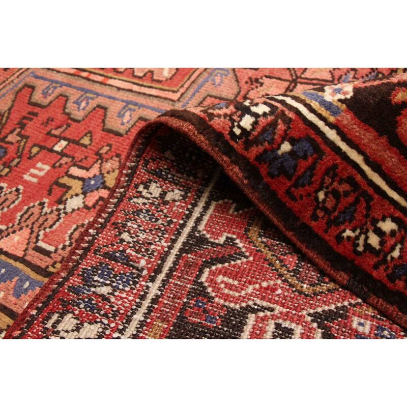 ECARPETGALLERY Hand-knotted Sarabi Dark Red Wool Rug - 8'4 x 11'1