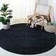 preview thumbnail 75 of 174, SAFAVIEH Vision Tanasa Modern Ombre Tonal Rug 10' Round - Black