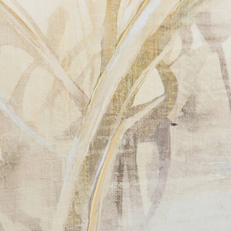 StyleCraft Southern Egret II Hand-Embellished Framed Canvas Wall Art - 32" x 48"