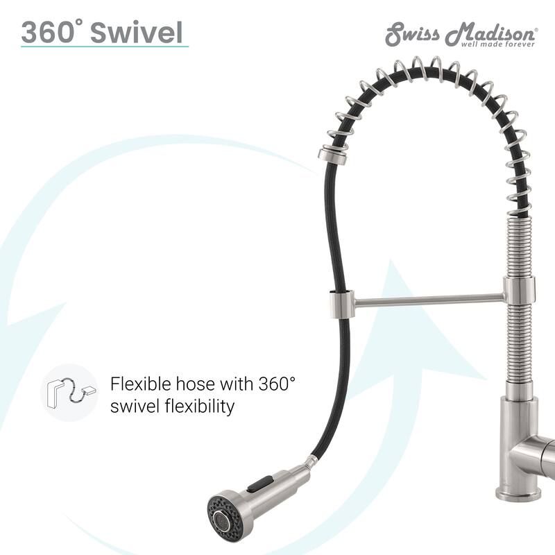Nouvet Single Handle, Pull-Down Kitchen Faucet