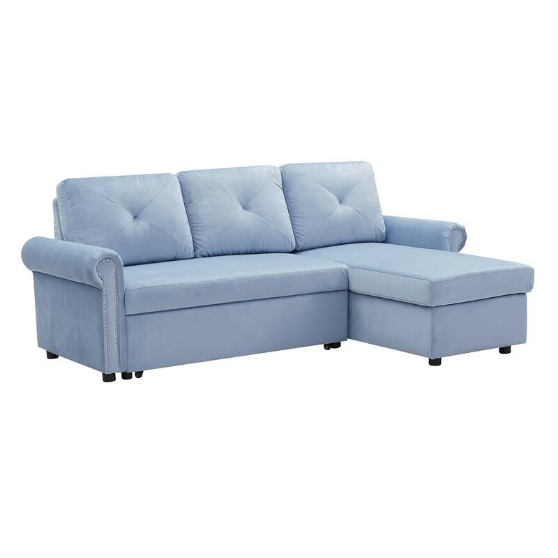 83" L-Shape Sectional Sofa with Storage Chaise