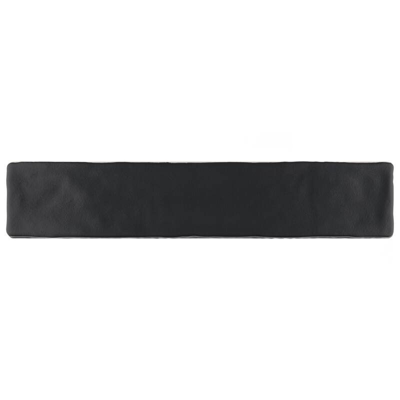 Merola Tile Chester Matte Nero 2" x 10" Ceramic Wall Tile - Case (96 Tiles)