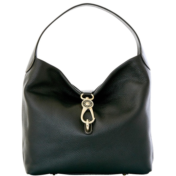 Shop Dooney Bourke Pebble Grain Logo Lock Shoulder Bag Shop Dooney Bourke Pebble Grain Logo Lock Shoulder Bag