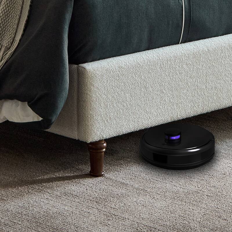 Upholstered King Bed with 54 Inch High Headboard, Cream White Boucle Fabric, Easy Assembly, No Box Spring Needed