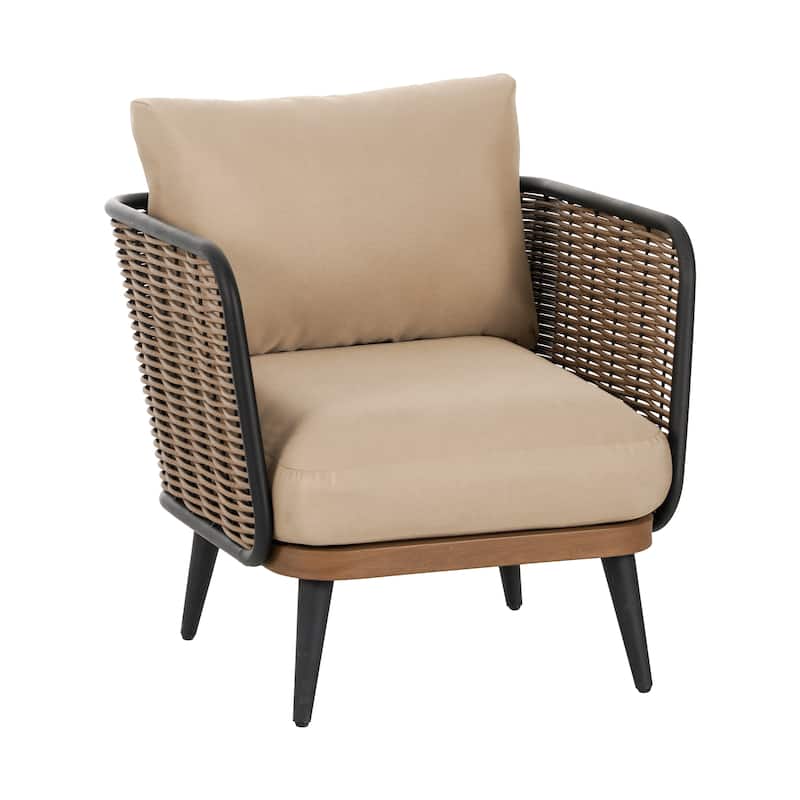 Christopher Knight Home - Avery Outdoor Wicker Patio Chair with Cushions