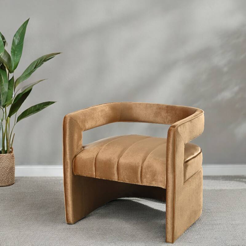 Celi Modern Velvet Accent Chair by Christopher Knight Home