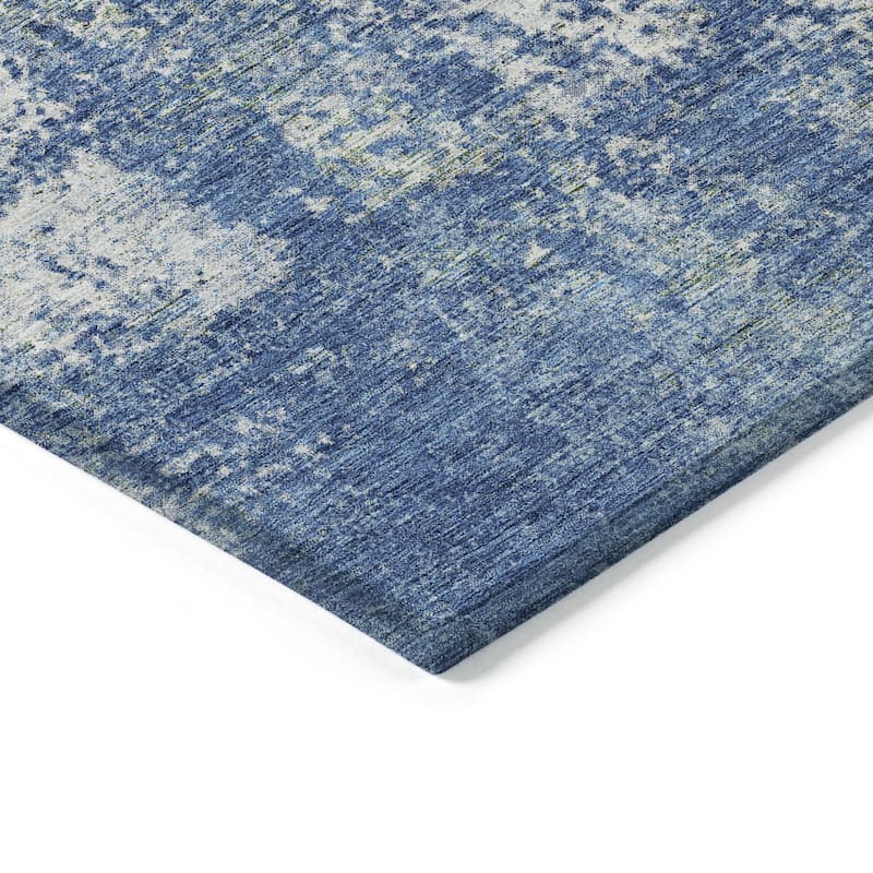 HomeRoots Abstract Transitional Rectangle Outdoor Rug