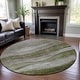 preview thumbnail 61 of 88, Premium Washable Super Soft Cool Modern Wvave Mayfield Rug Green - 8' x 8'