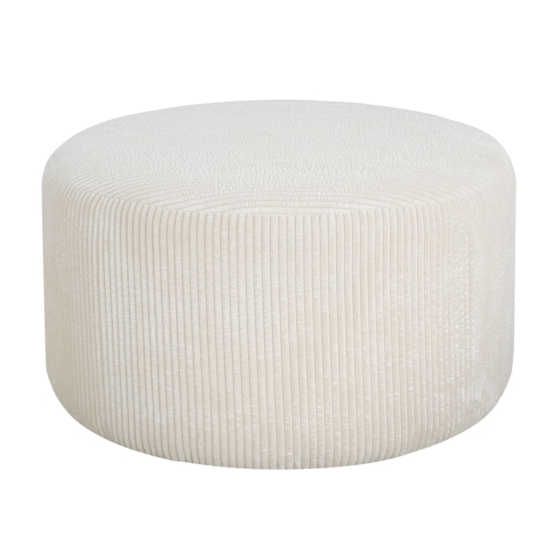 Upholstered Round Ottoman