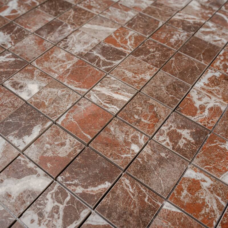 Regalia 12x12 in. Matte Gres Porcelain Uniform Square Mosaic Wall and Floor Tile (5.82 sq ft/case, 6-Pack)