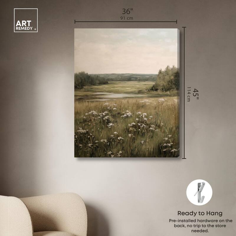 Marshland Whispers Canvas by Art Remedy, Gallery Wrapped