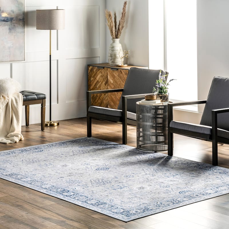 Bayberry Vintage Machine Washable Area Rug