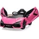 preview thumbnail 15 of 47, 12V Kids Ride On Car, Licensed Lamborghini Revuelto Electric Car for Kids Pink