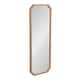 preview thumbnail 58 of 66, Kate and Laurel Marston Square Wood Wall Mirror 18x48 - Rustic Brown