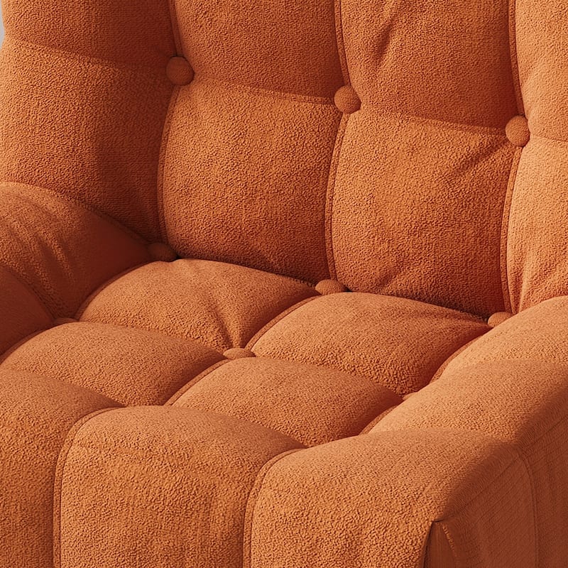 JASIWAY Modern Corduroy Fabric Upholstered Sofa