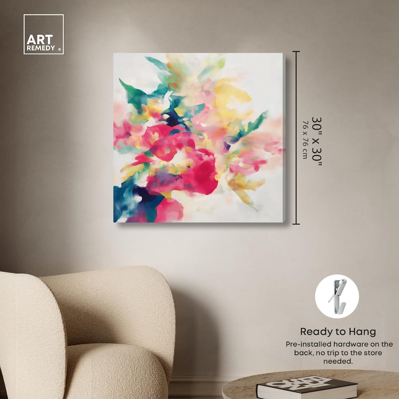 Essence of a Flower II Canvas by Art Remedy, Gallery Wrapped