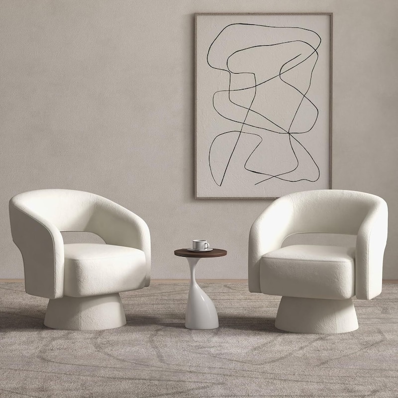 Swivel Barrel Chair,Velvet Accent Armchair 360 Degree Swivel Club Chair Vanity Chair for Living Room Bedroom Reception Room
