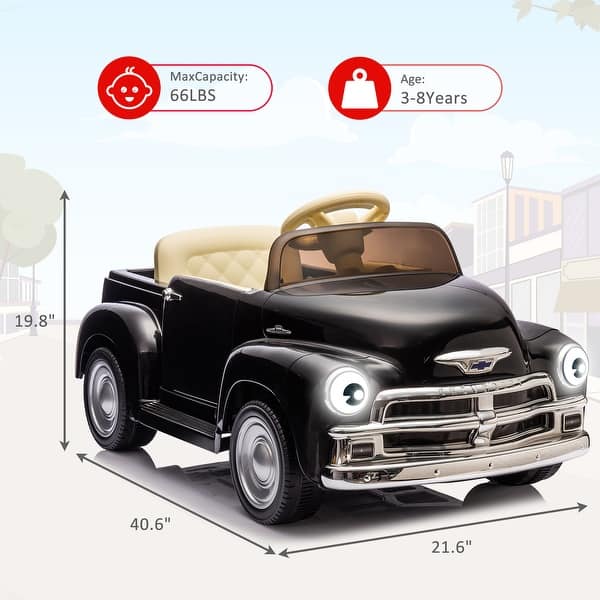Kids Electric Cars to Drive with Parent Remote, Mp3, Licensed Chevrolet 12V Ride on Car for Kids