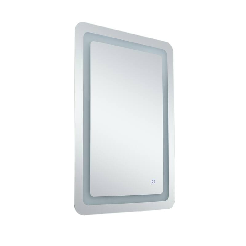Indigo Home 18in x 30in soft edge LED mirror