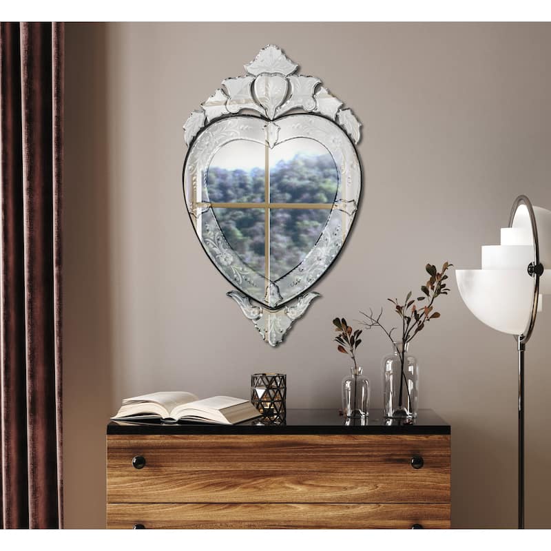 Venetian Heart Mirror