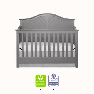 Dream On Me Ella 5 in 1 Convertible Crib - Storm Grey