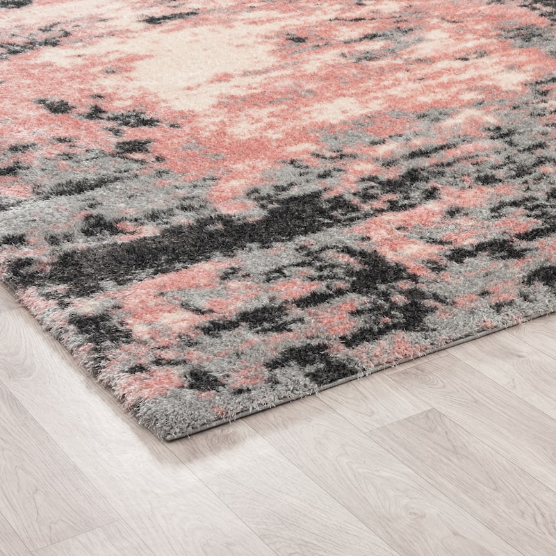 Zenith Abstract Shag Area Rug
