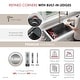 preview thumbnail 7 of 13, STYLISH 42 inch Stainless Steel 16G 70/30 Double Bowl Workstation Sink Dura-Tek