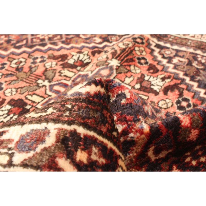 ECARPETGALLERY Hand-knotted Andelz Dark Brown Wool Rug - 3'7 x 12'11