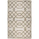 preview thumbnail 6 of 6, Madison Collection Geometric Rug 3' x 5' - Brown