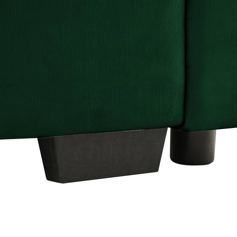 Modern Deep Seat Accent Chair With Fluffy Armrest Pillows and Backrest