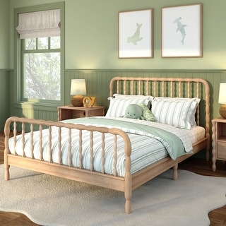 Max and Lily Jenny Queen Spindle Platform Bed