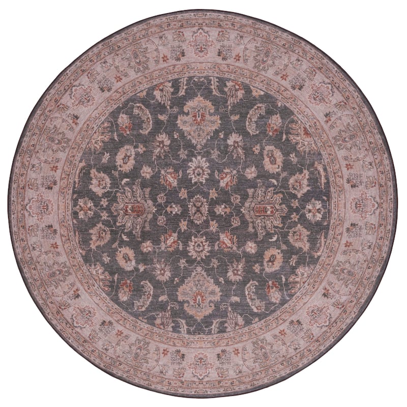 SAFAVIEH Tucson Machine Washable Slip Resistant Lissie Oriental Rug