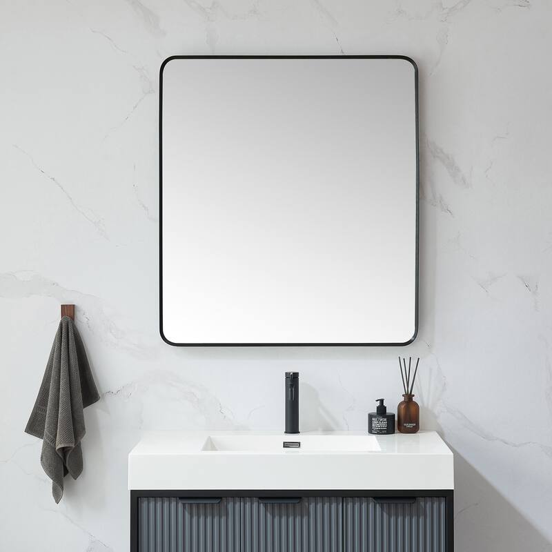 Vinnova Mutriku Rectangle Metal Wall Mirror