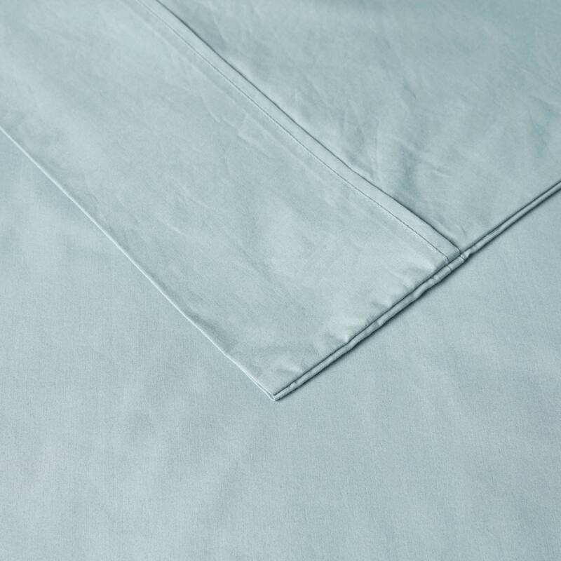 Madison Park 200 Thread Count Relaxed Cotton Percale Sheet Set