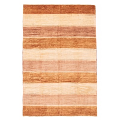 ECARPETGALLERY Hand-knotted Ziegler Ivory Wool Rug - 6'8 x 9'8