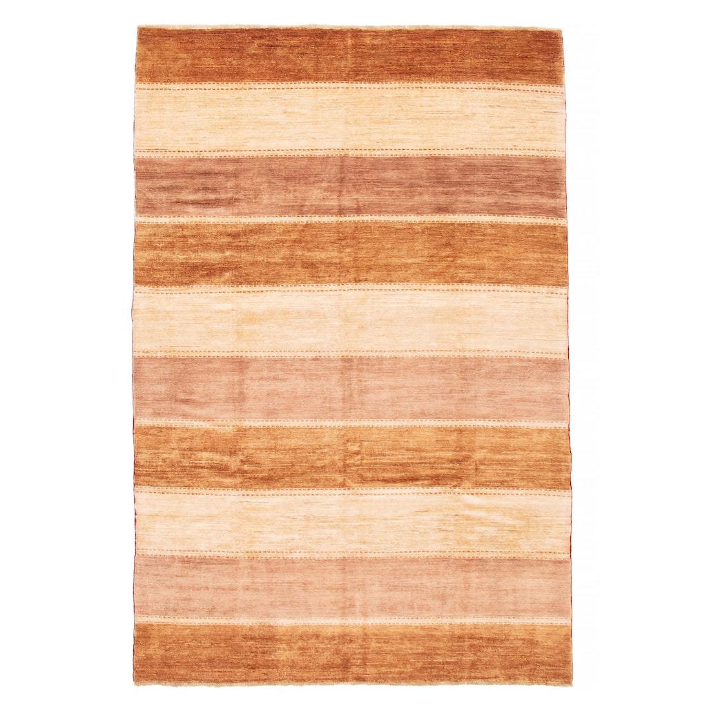 ECARPETGALLERY Hand-knotted Ziegler Ivory Wool Rug - 6'8 x 9'8