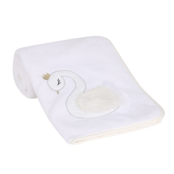 swan baby blanket