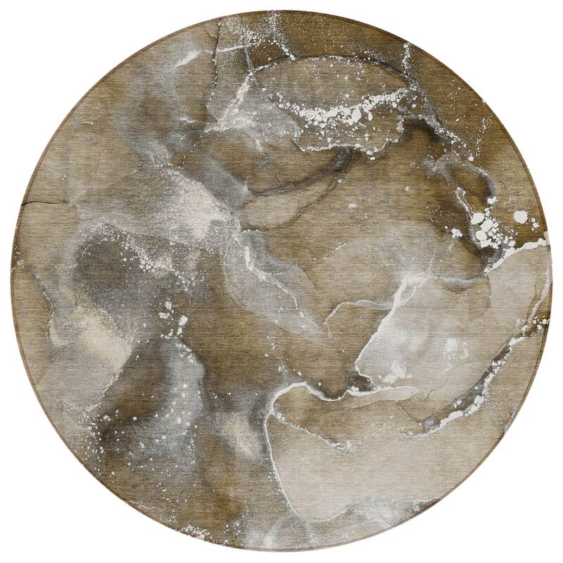 Una Contemporary Abstract Weather Resistant Classic Meets Modern Outdoor Rug