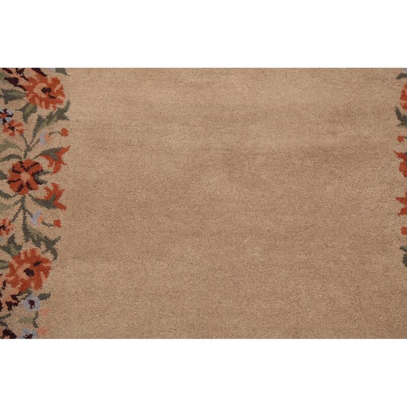 Floral Oriental Traditional Area Rug Hand-tufted Foyer Carpet - 5'0" x 8'0"
