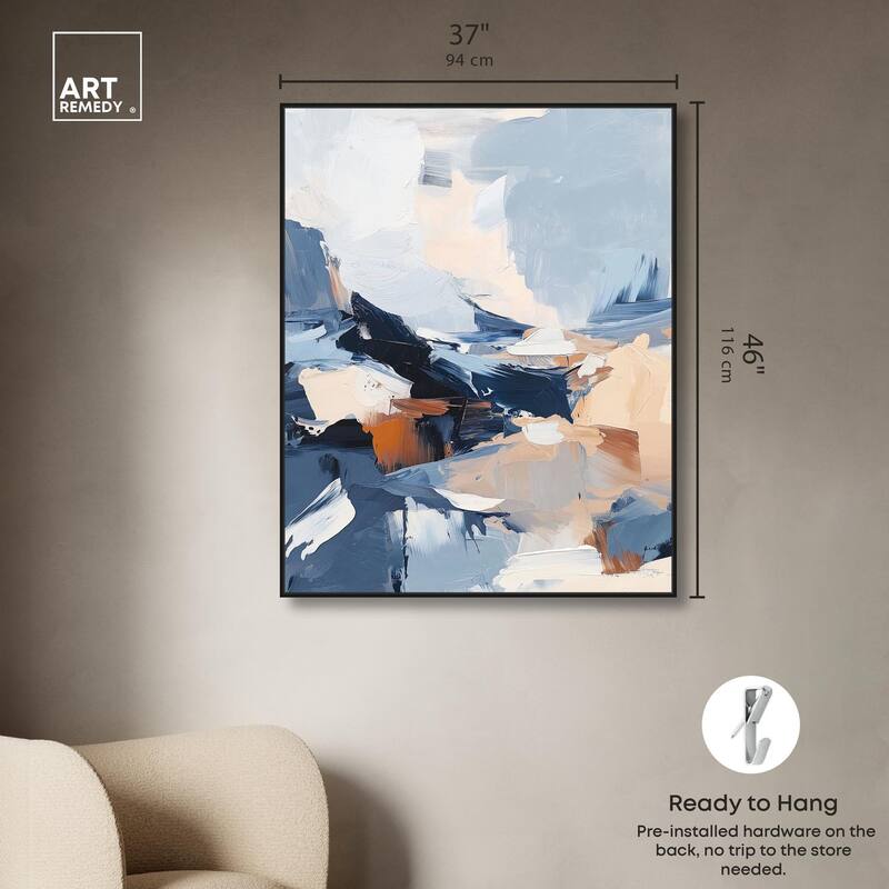 A Symphony in White III Canvas by Art Remedy