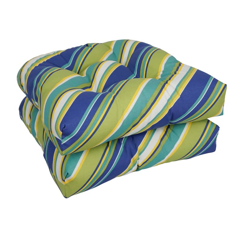 19-inch U-Shaped Dining Chair Cushions (Set of 2) - Browning Sunblue