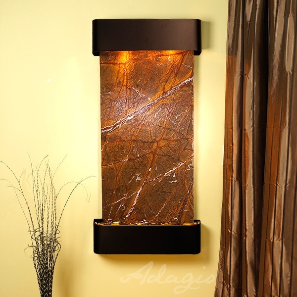 Cascade Springs Fountain - Blackened Copper - Rounded Edges - Choose Options