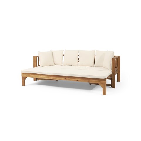 Long Beach Outdoor Extendable Daybed Sofa by Christopher Knight Home