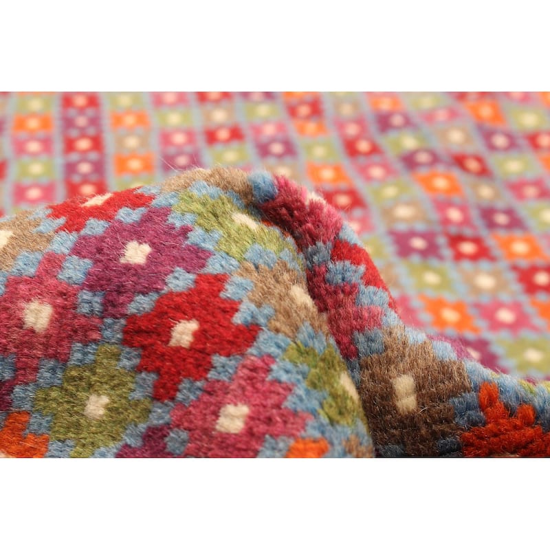 ECARPETGALLERY Hand-knotted Teimani Olive Wool Rug - 3'9 x 6'7