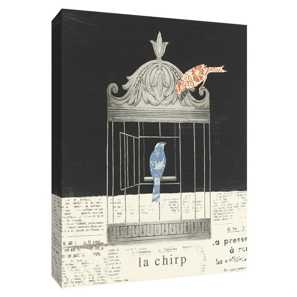 PTM Images 9-154963 PTM Canvas Collection 10" x 8" - "La Chirp" Giclee Birds Art Print on Canvas