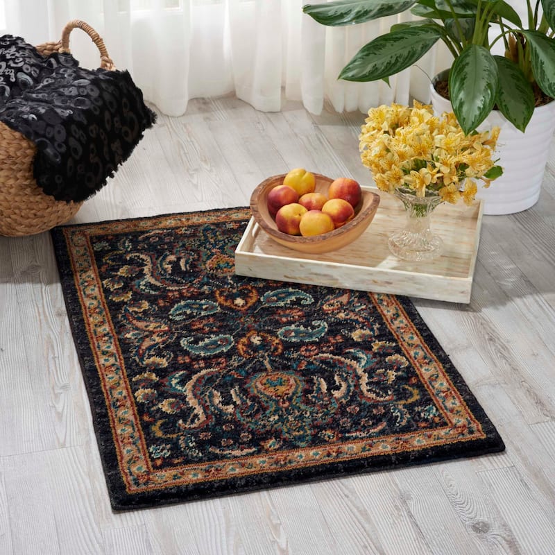 Nourison 2020 Traditional Floral Medallion Persian Pattern Area Rug