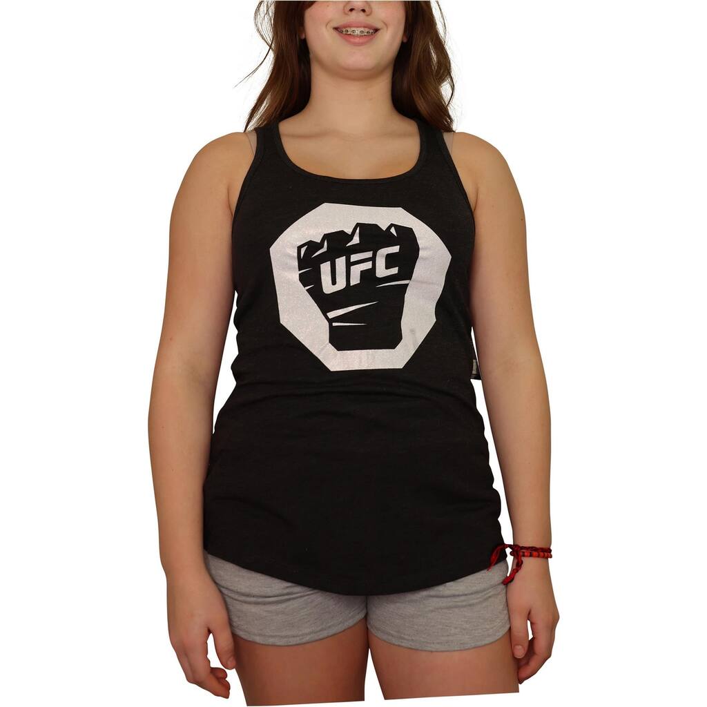 Ufc Womens Glitter Fist Tank Top