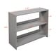 preview thumbnail 31 of 58, Twin Size Low Loft Bed with Cabinets,Shelves and Slide for Home