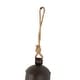 preview thumbnail 9 of 23, Multi-Color Metal Tibetan Inspired Indoor Outdoor Decorative Cow Bells with Jute Hanging Rope (Set of 3) - Set of 3 - 10",8",6"H